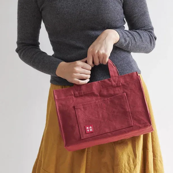 Kurashiki Hampu Canvas Tote Bag - Ecru -