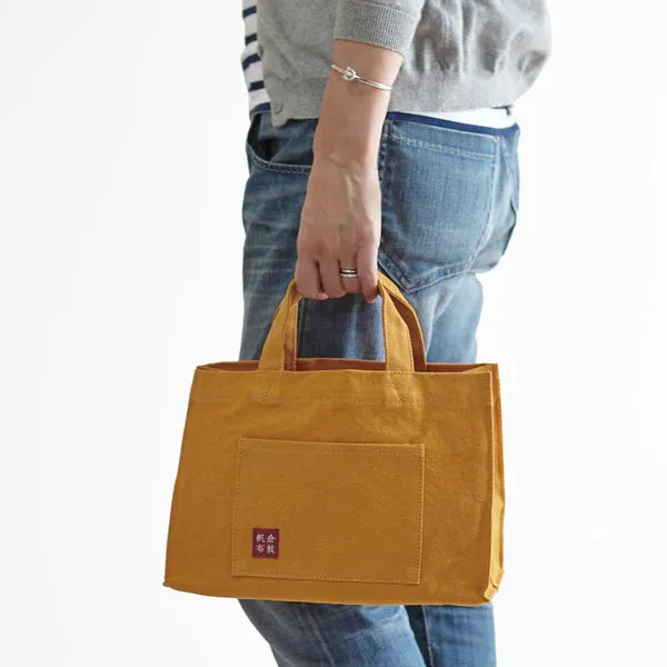 Kurashiki Hampu Canvas Tote Bag - Ecru -