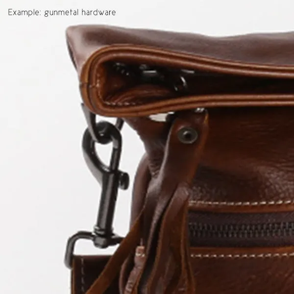 Laptop Tote Zipper Handbag Leather