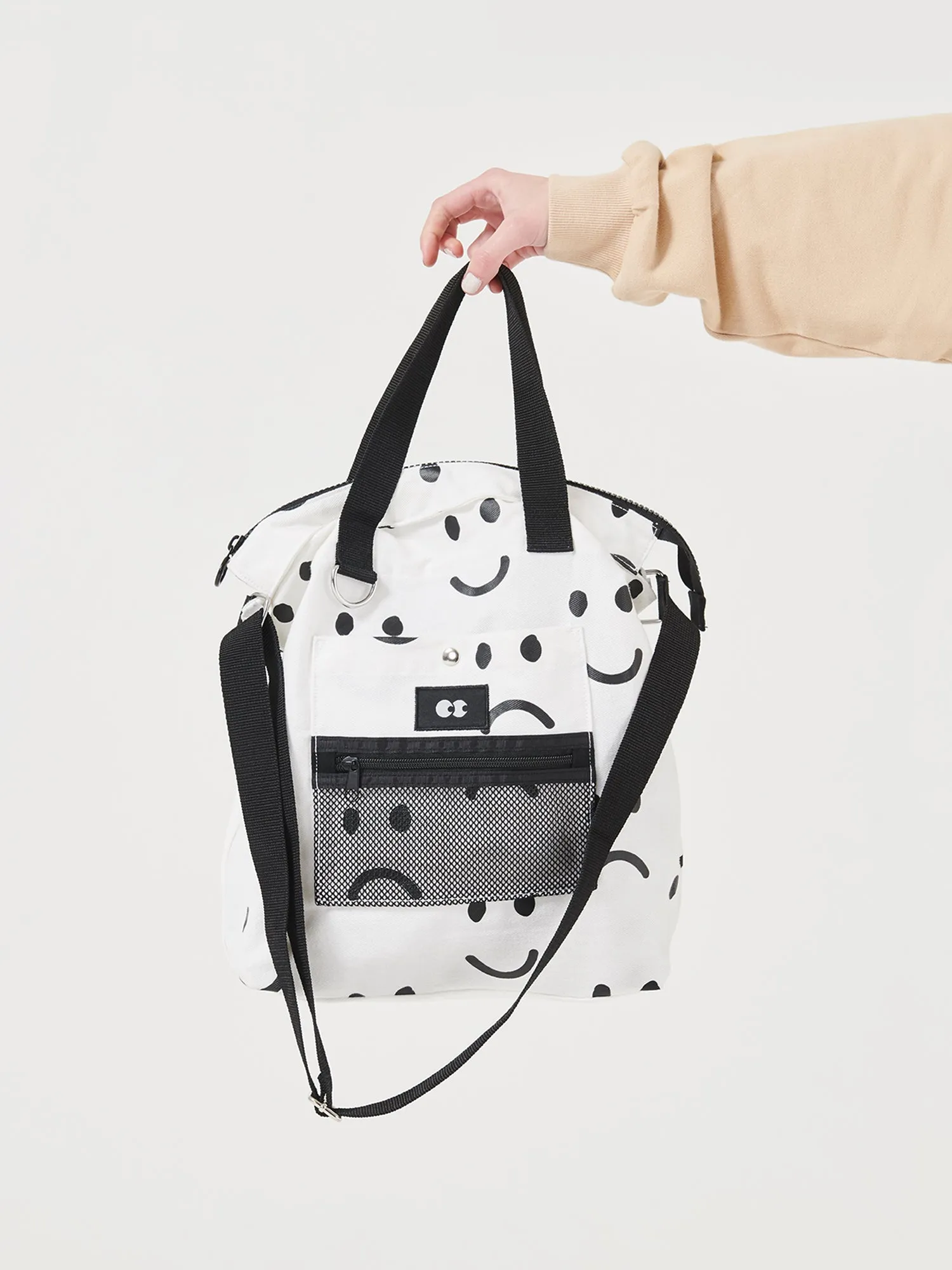 Lazy Oaf Happy Sad Tote Bag
