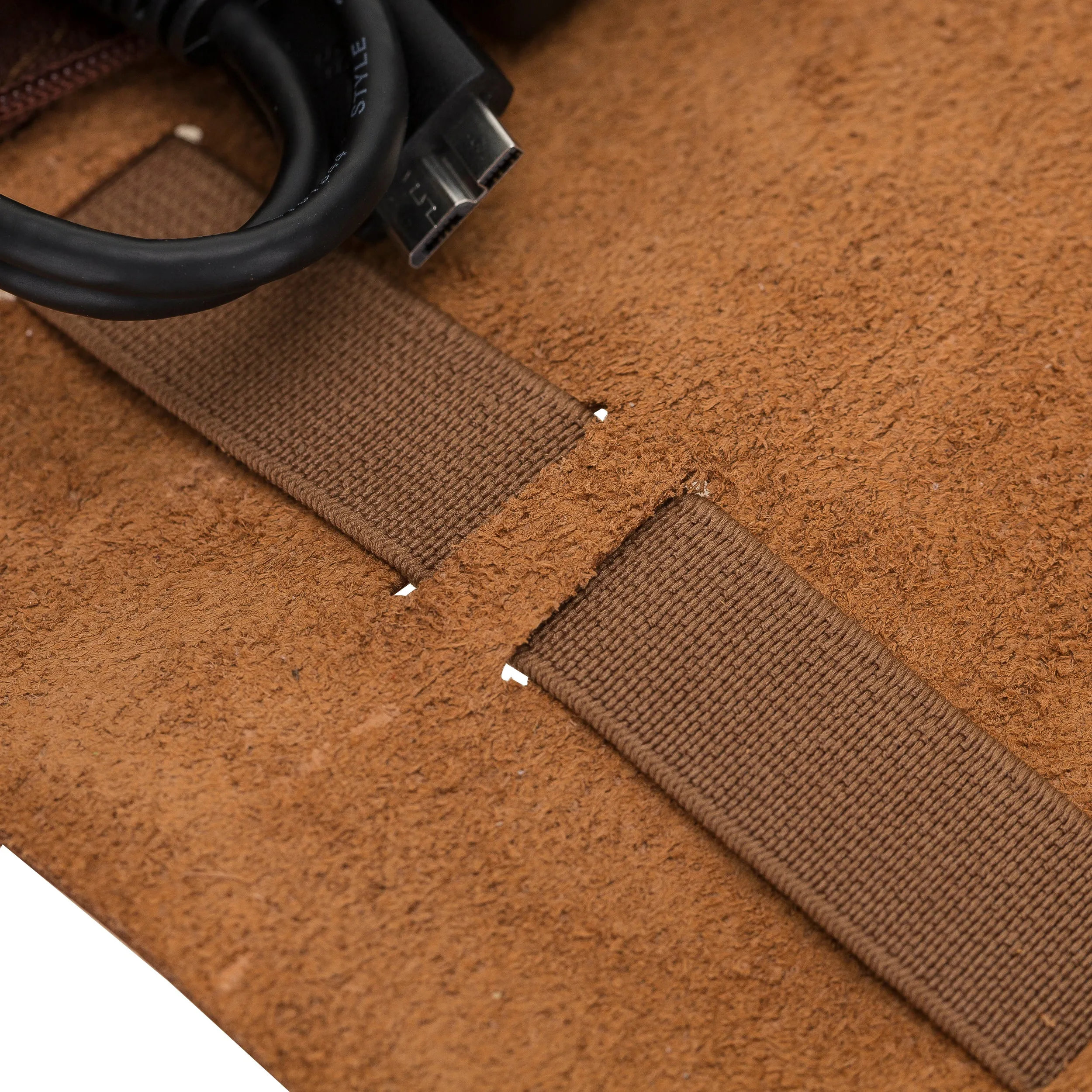 Leather Cable Organizer & Charger Pouch