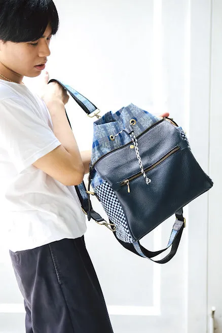 Leonor Convertible Backpack Monochrome Blue