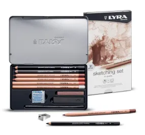 Lyra Graphite Set In Metal Tin