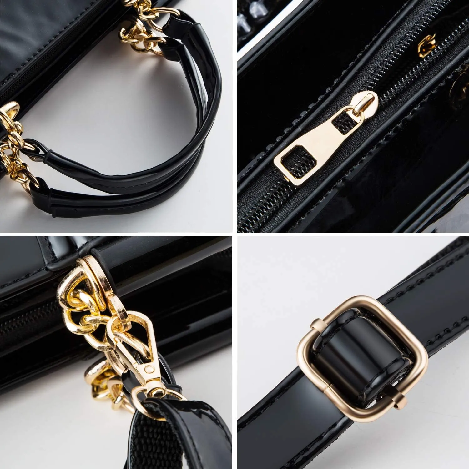 Metallic Studded Navy Blue Top Handle Luxury Embroidered Handbag