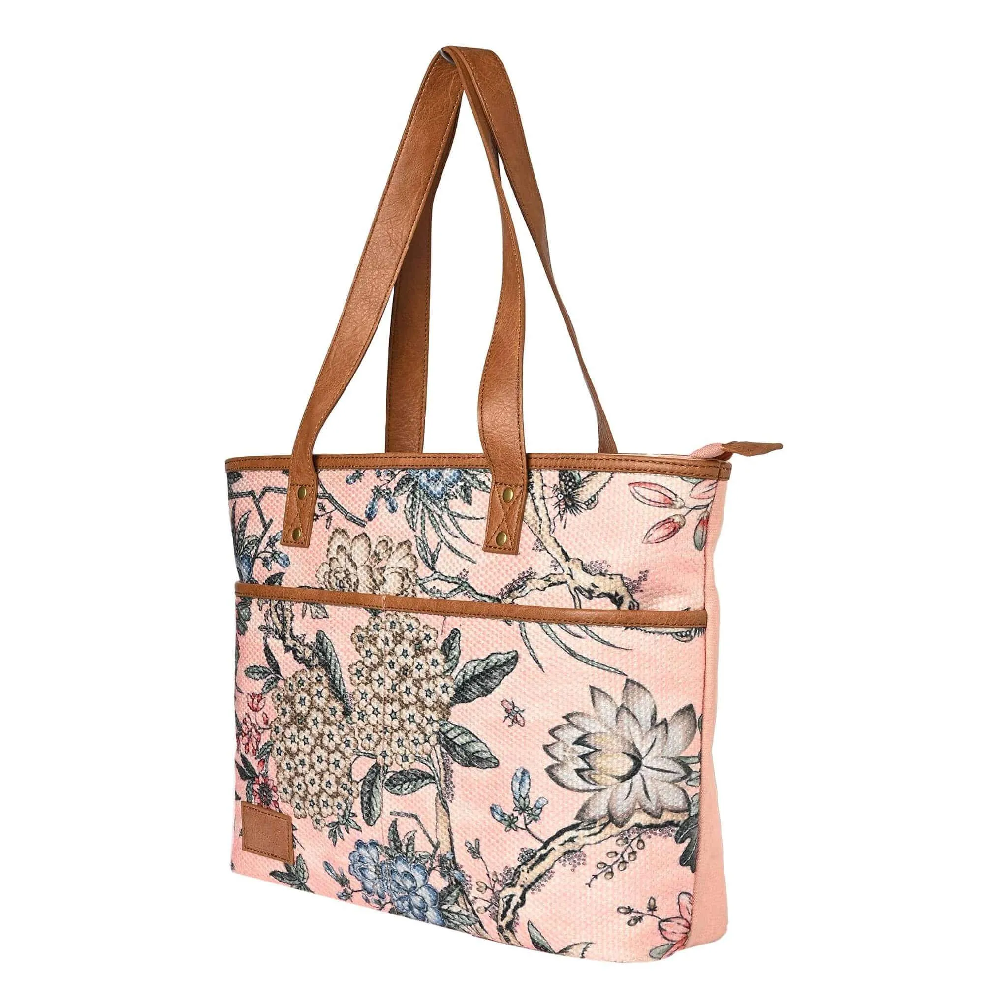 Mona B - Trellis Shoulder Bag with Laptop Compartment