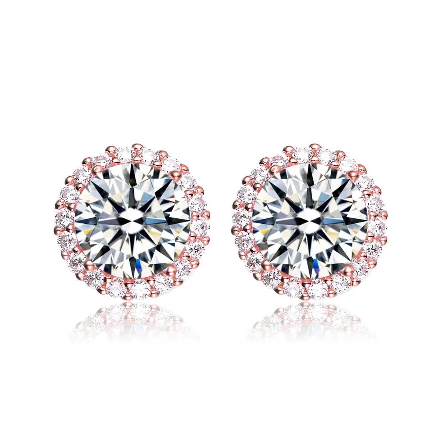 Monfort Button Stud Earrings