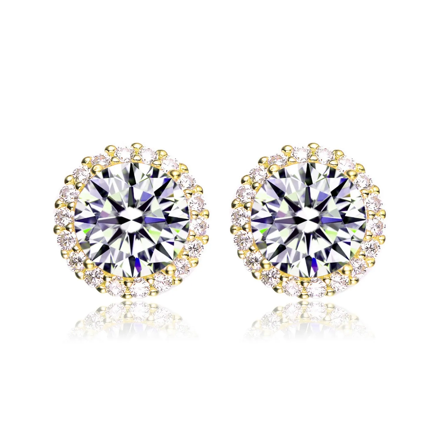 Monfort Button Stud Earrings