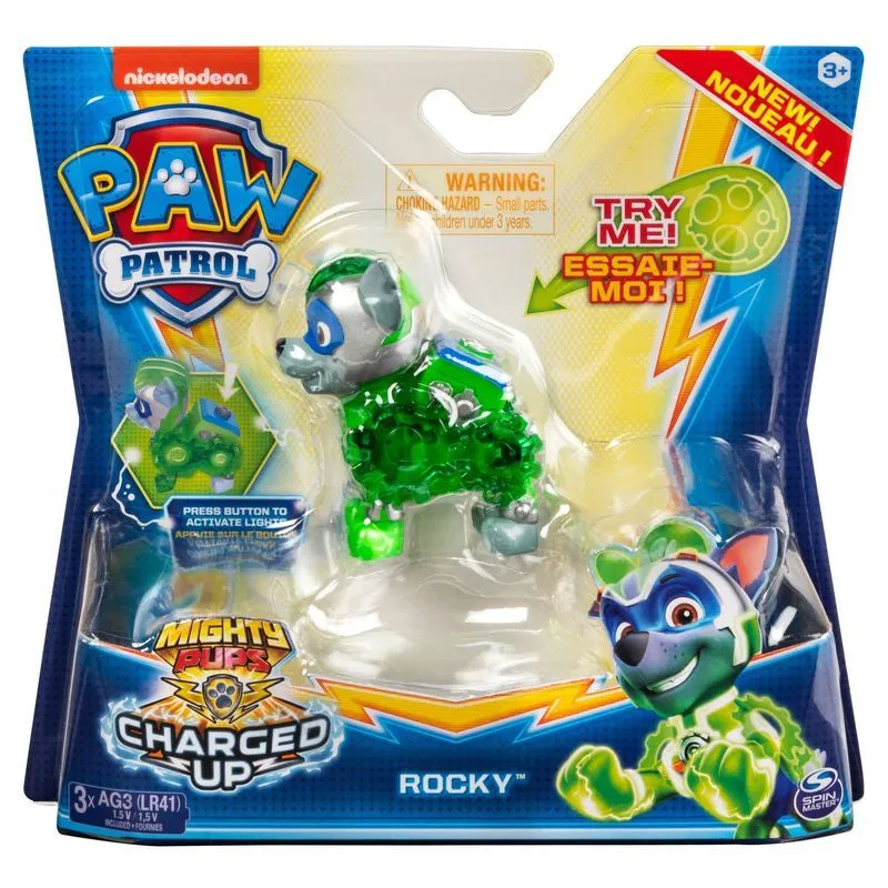Paw Patrol Hero Action Pup Charged Up Rocky