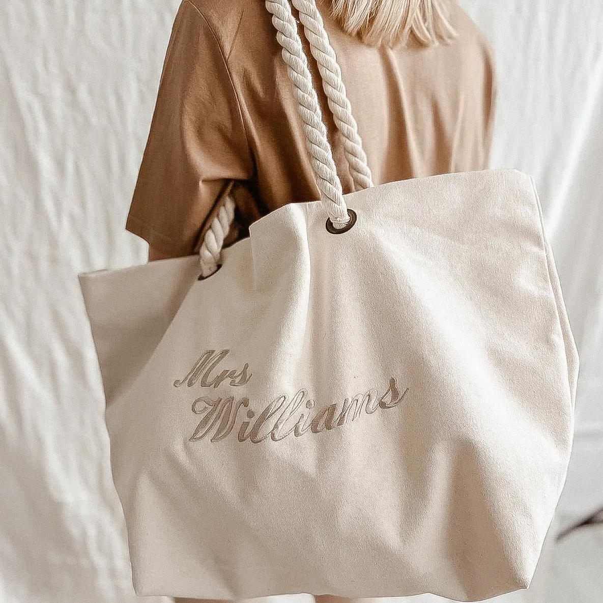 Personalised Embroidered Tote