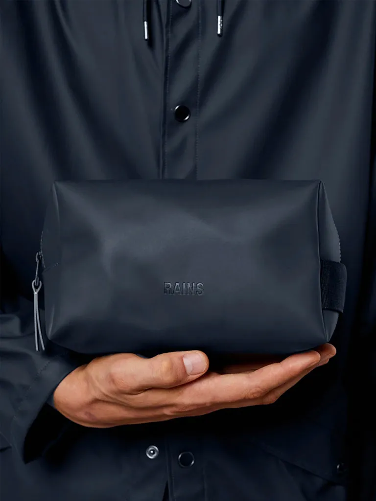 Rains Small Wash Bag in Navy