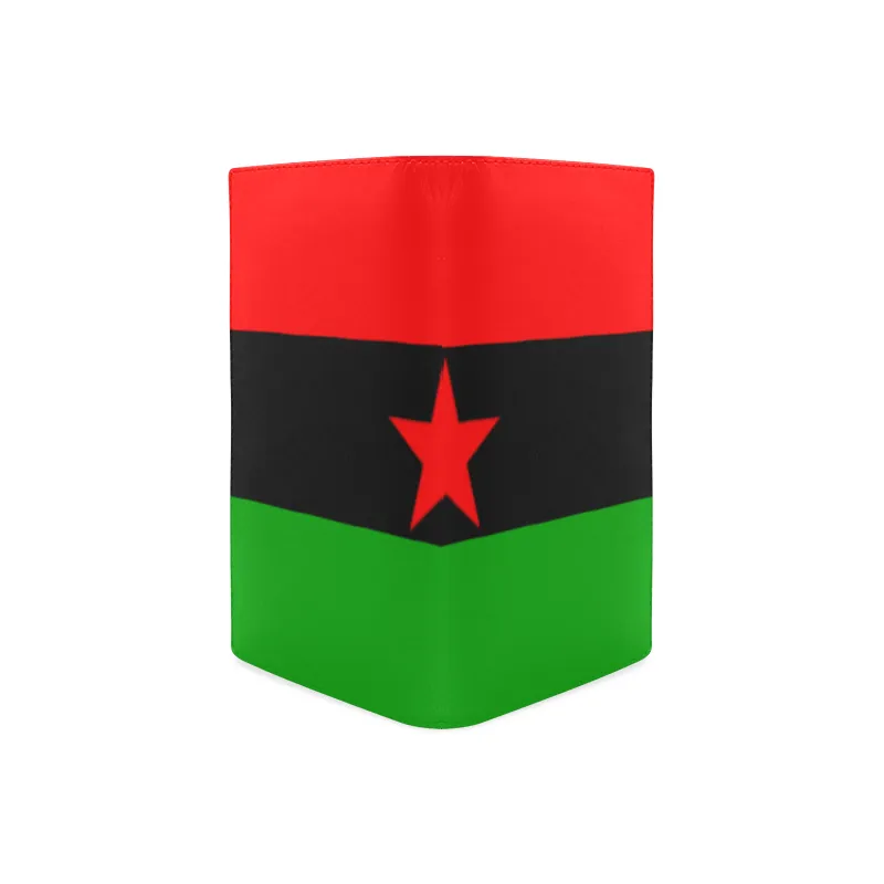RBG Flag w/ Red Star Ladies Leather Wallet