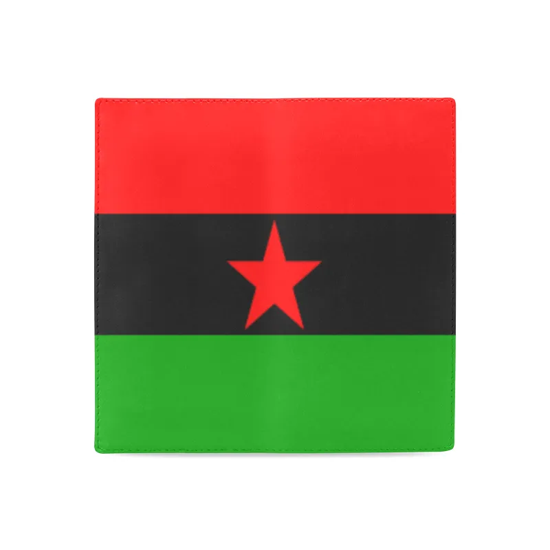 RBG Flag w/ Red Star Ladies Leather Wallet