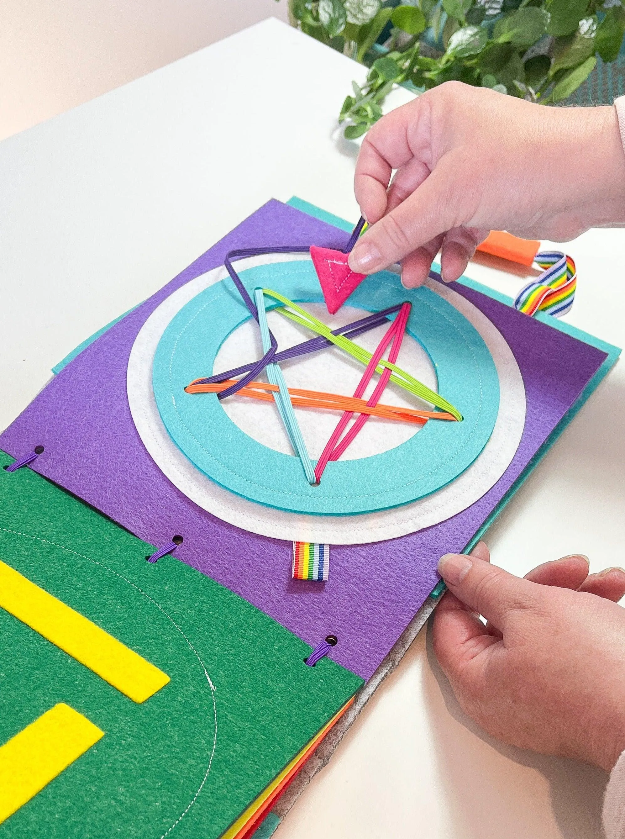 Threading Quiet Book Page