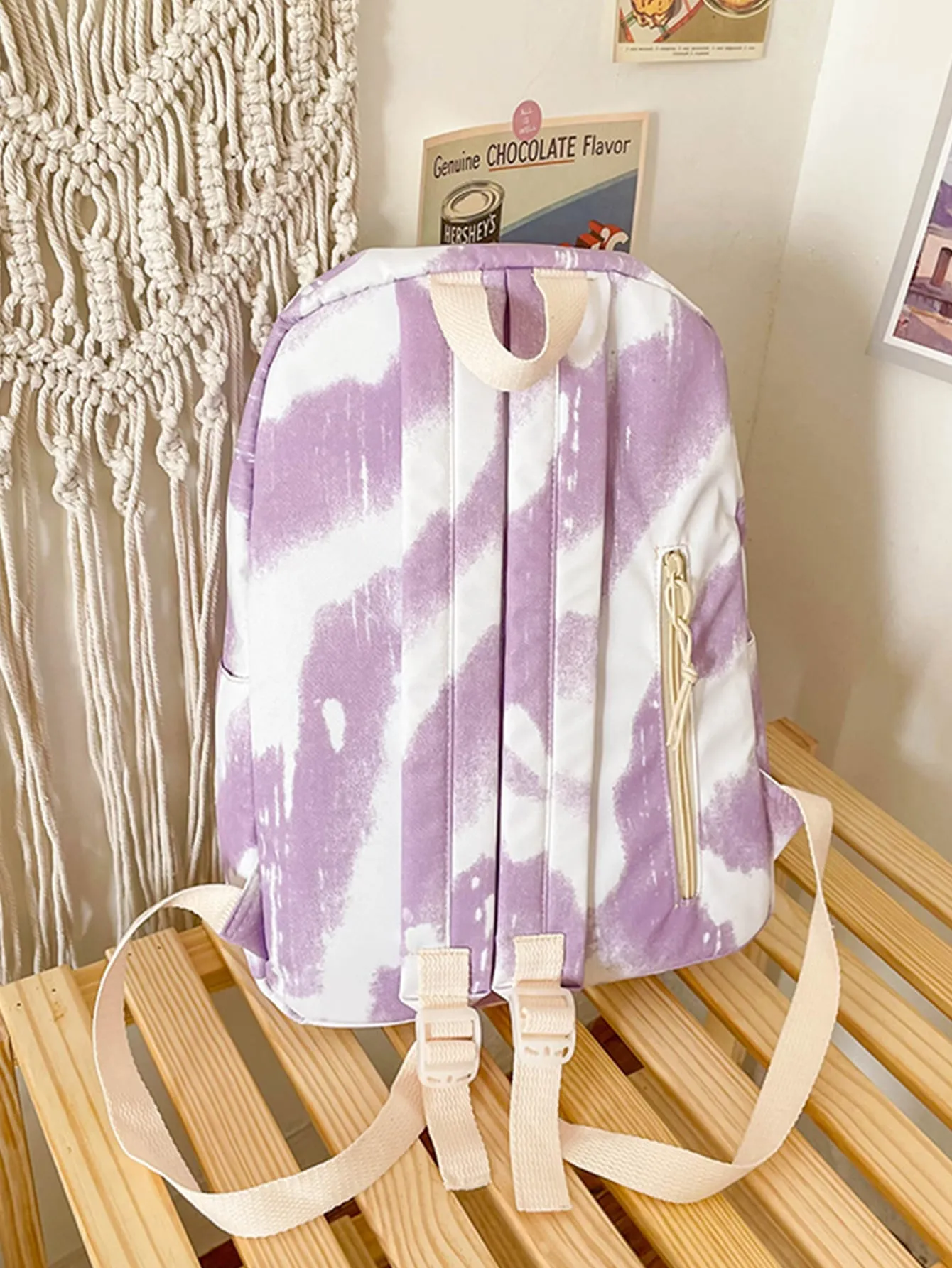 Tie Dye Large Capacity Backpack
