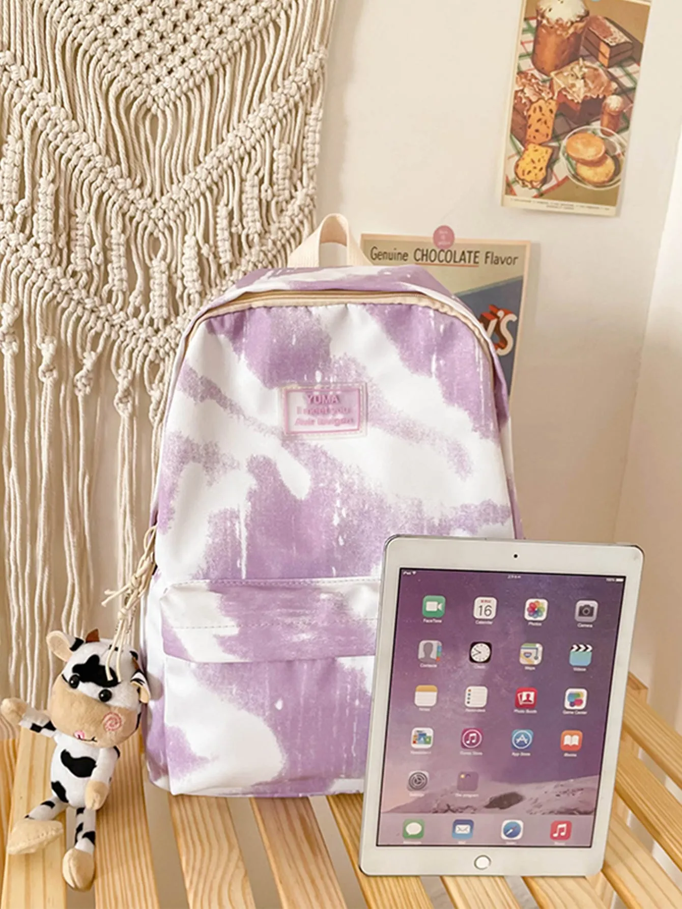 Tie Dye Large Capacity Backpack