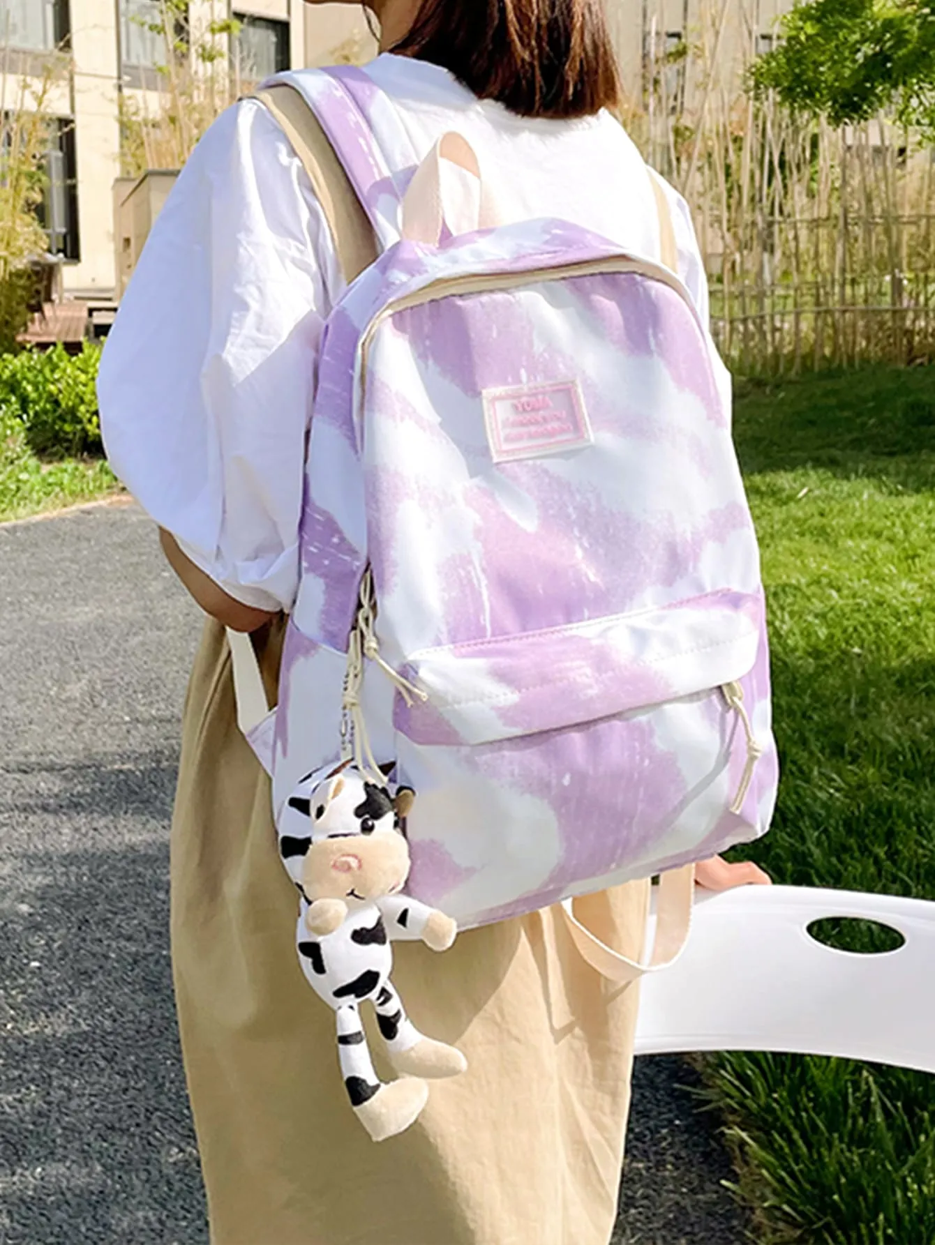 Tie Dye Large Capacity Backpack