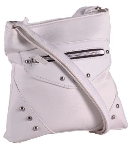 Tiffany Studded Faux Leather Shoulder Bag