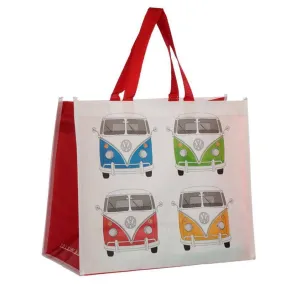 Volkswagen VW T1 Camper Bus Design Reusable Shopping Bag
