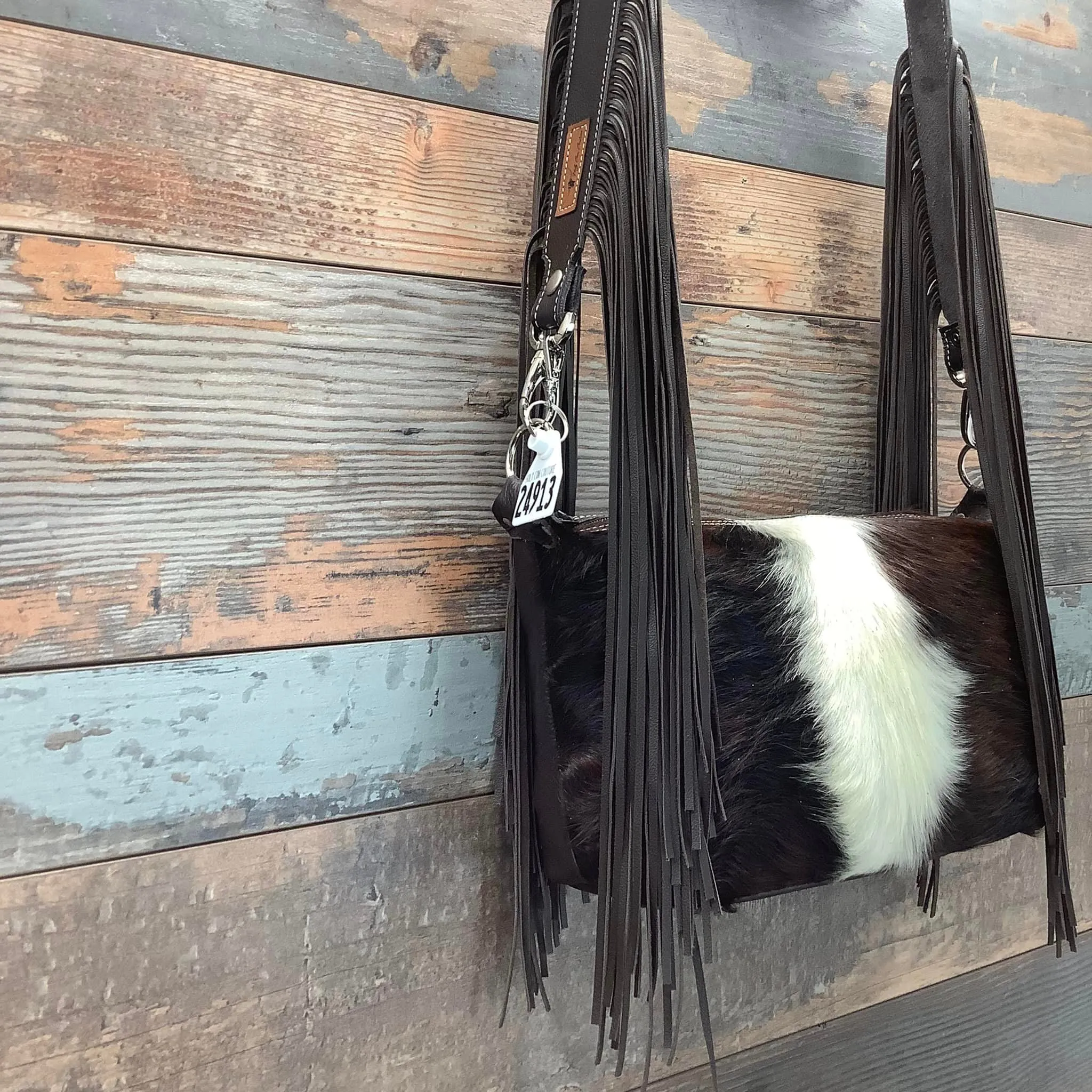 Western Mini Leather Fringe Strap 36" #24913