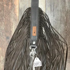 Western Mini Leather Fringe Strap 36" #24913