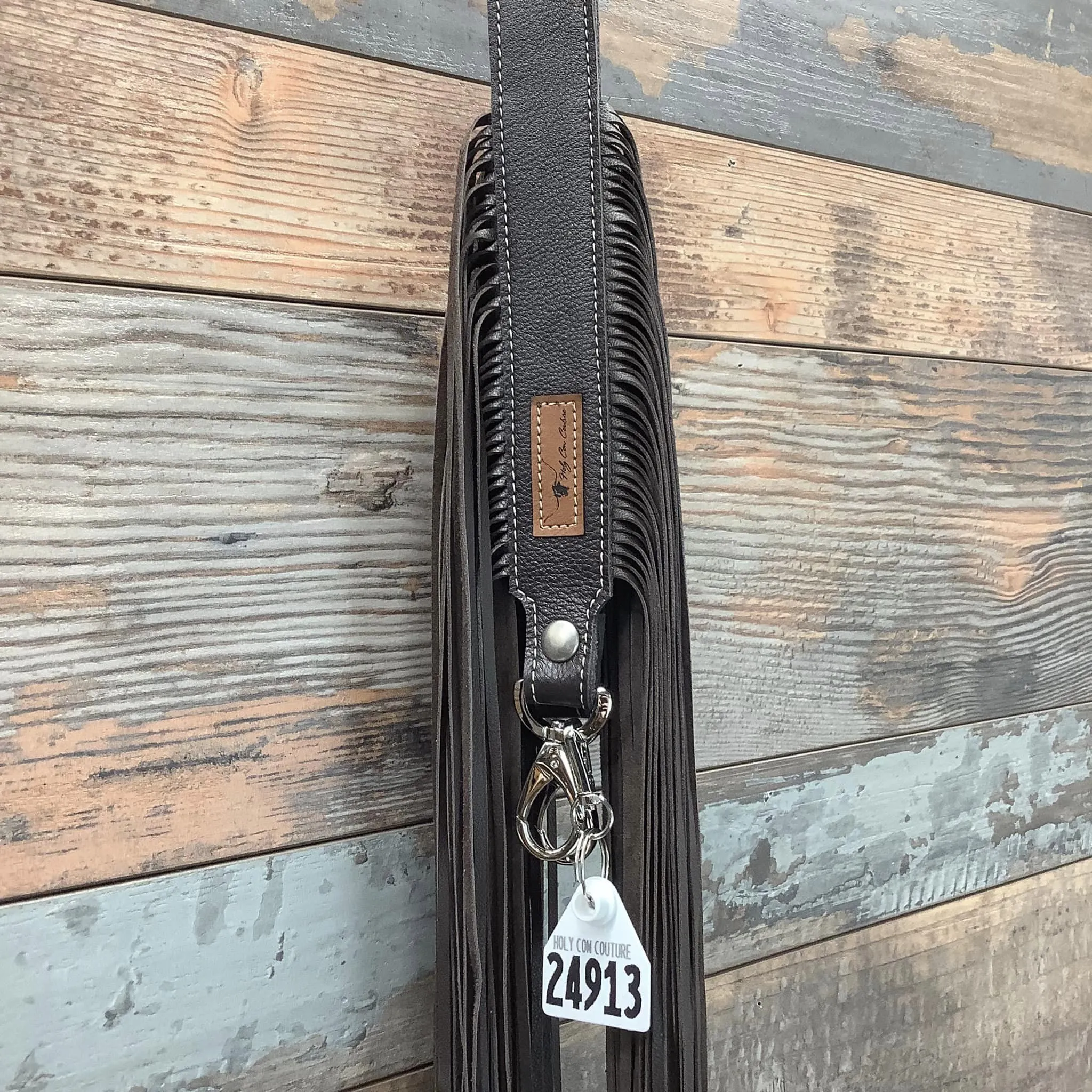 Western Mini Leather Fringe Strap 36" #24913