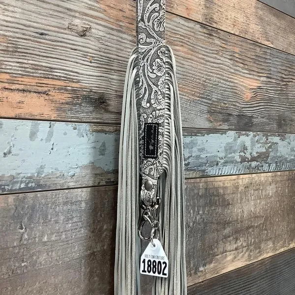Western Mini Leather Fringe Strap 48" #18802