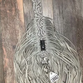 Western Mini Leather Fringe Strap 48" #18802