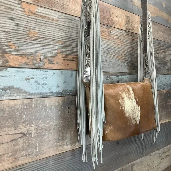 Western Mini Leather Fringe Strap 48" #18802