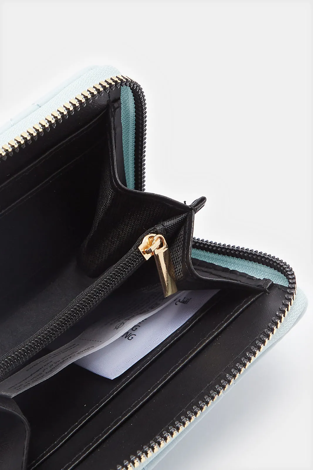 Women Blue Textured Purse