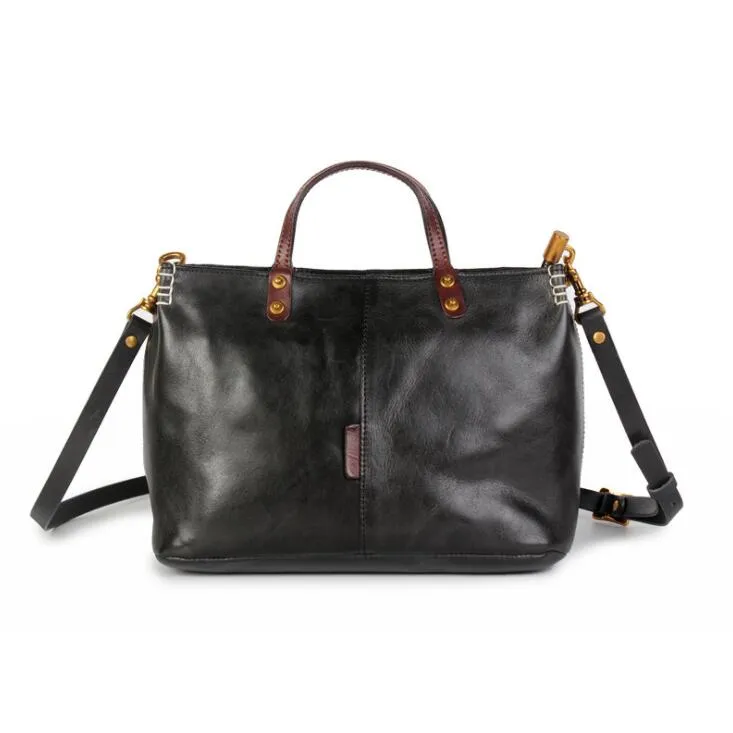 Womens Green Leather Handbags Cross Shoulder Bag for Women