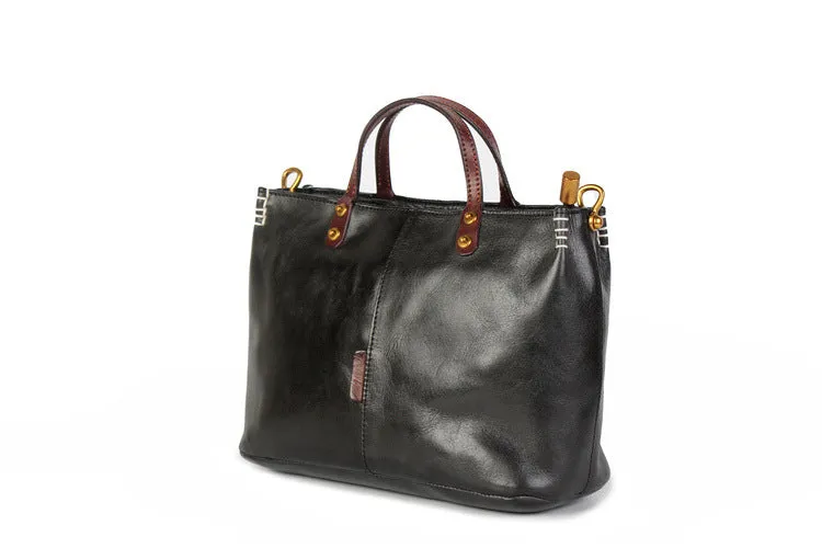 Womens Green Leather Handbags Cross Shoulder Bag for Women