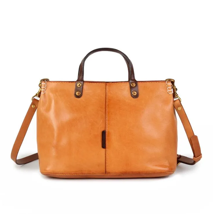 Womens Green Leather Handbags Cross Shoulder Bag for Women
