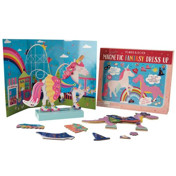 Wooden Magnetic Dress Up Toys, Fantasy Pets