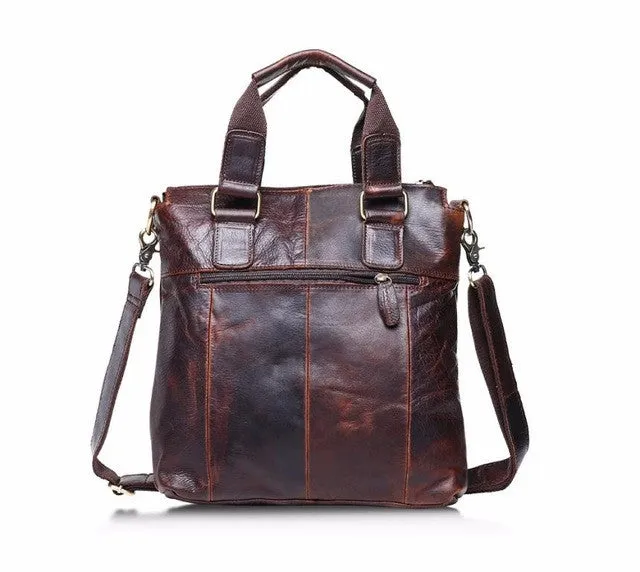 Xiniu Man Handbag Genuine Leather Vintage Buffalo Messenger Bags Satchel Laptop Briefcase Men's Bag #XTJ