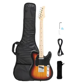 YIWA Wooden GTL Maple Fingerboard Electric Guitar Sunset Color